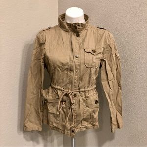 Cest toi Wokens Jacket - Tan - Size M